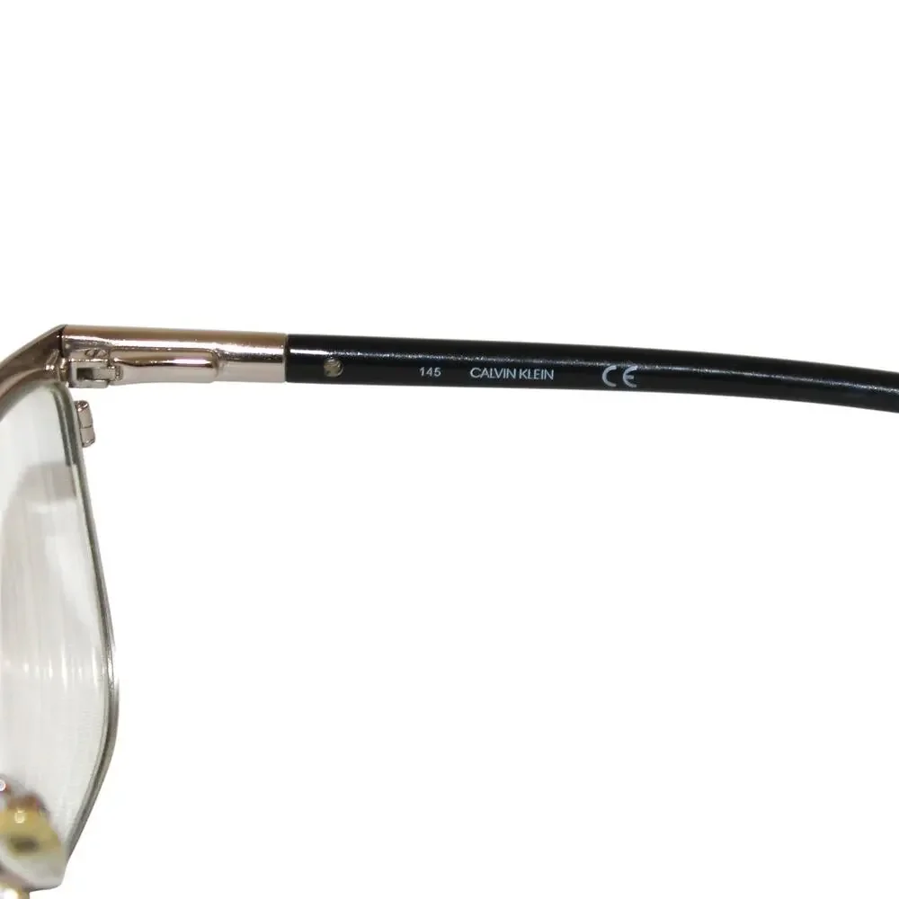 Clavin Klein Glasses Glass Frames Black Silver Cateye